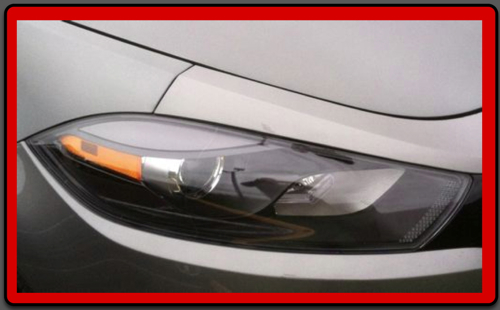 Dodge Dart black chrome headlamp